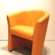 Sessel Romeo Leder orange