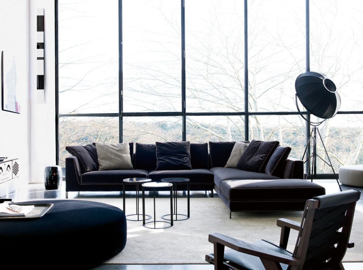 Sofa RAY, Beistelltisch FRANK/ MARA, Hocker HARRY LARGE
von B&B ITALIA