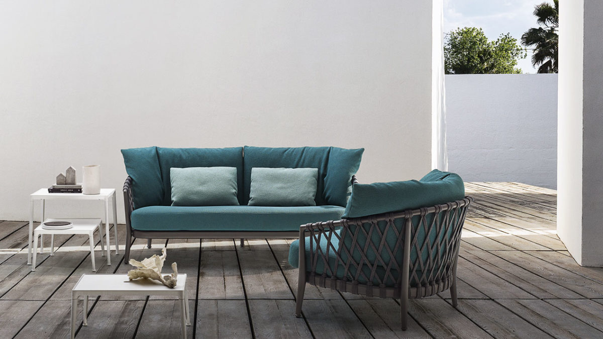 Gardenmöbel Sessel, Sofa, Stuhl Outdoor ERICA 
Der Firma B&B ITALIA